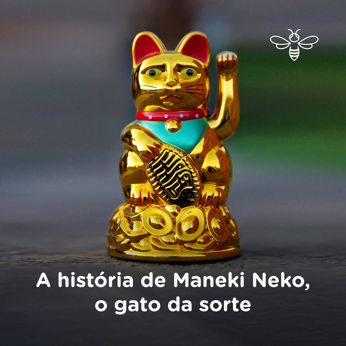 A história de Maneki Neko, o gato da sorte
